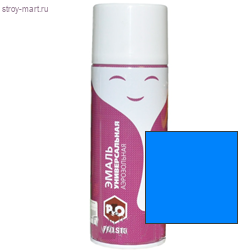 Эмаль-аэрозоль универсальная голубой № 15, 520 мл, (12 шт/уп.) «PRO.STO» - С-000095893 Эмаль-аэрозоль универсальная голубой № 15, 520 мл, (12 шт/уп.) «PRO.STO» - С-000095893