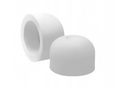 Пробка без резьбы полипропиленовая - белая напорная PP-R DN63 Пробка без резьбы полипропиленовая - белая напорная PP-R DN63