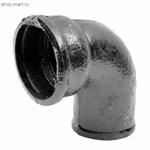 Колено канализационное чугунное - Ду150 Колено канализационное чугунное - Ду150