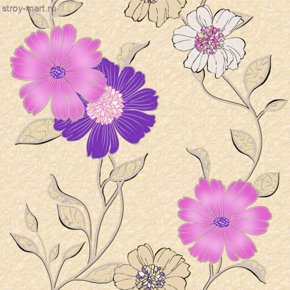 Обои Moda Interio Сар. С11А Ромашки 03 КМ П220 (12 шт/уп.) - С-000130224