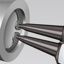 Щипцы для стопорных колец (внутренних) 44 21 J31 - KN-4421J31 Щипцы для стопорных колец (внутренних) 44 21 J31 - KN-4421J31