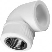 Угольник PP-R комбинированн белый Дн 20х1/2 ВР РосТурПласт 10790 - 4640014211922 Угольник PP-R комбинированн белый Дн 20х1/2 ВР РосТурПласт 10790 - 4640014211922