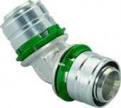 Угольник 45 МП латунь MLC Дн 40х45гр пресс Uponor 1046913 - 027-6764