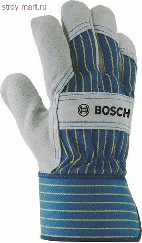 Защитные перчатки с вставками из бычьей кожи GL SL 10, 1 пара - 2607990104