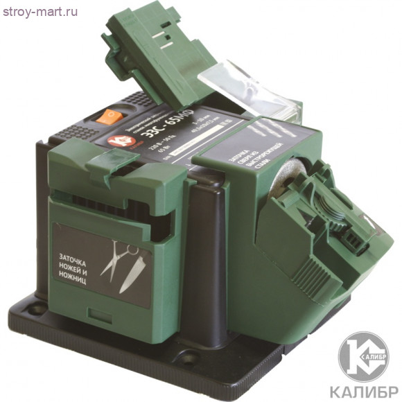 Эл. заточной станок многофункциональный "Калибр ЭЗС-65МФ" Эл. заточной станок многофункциональный "Калибр ЭЗС-65МФ"