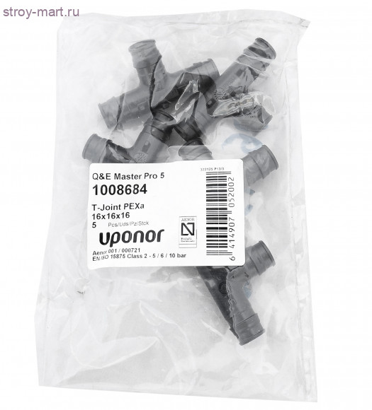 Тройник для PE-X PPSU Дн 32 Uponor 1001250 Тройник для PE-X PPSU Дн 32 Uponor 1001250