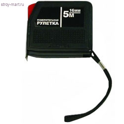 Рулетка «Sparta» пластик. корпус, ручная фиксация 5мx18мм / 31303 - С-000076484 Рулетка «Sparta» пластик. корпус, ручная фиксация 5мx18мм / 31303 - С-000076484