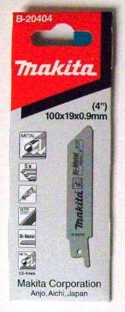 Пилки д\ножовки,5шт,BIM,100\0.9 мм,1.4 мм,д\саб пил JR100D и JR102D,д\мет - B-20404