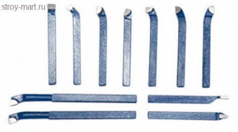 Набор из 11 резцов сечением 10x10 мм Набор из 11 резцов сечением 10x10 мм