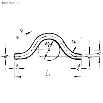 Скоба сталь обводн Ду 20 п/привар из труб по ГОСТ 3262-75 КАЗ - 4606034002964 Скоба сталь обводн Ду 20 п/привар из труб по ГОСТ 3262-75 КАЗ - 4606034002964