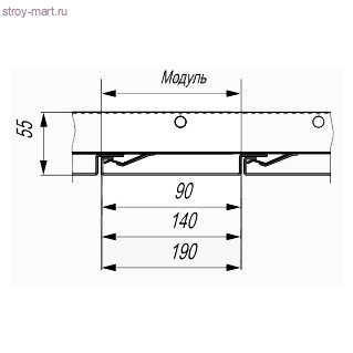Гребенка ВТ-2-190 L=4.00 - С-000035667 Гребенка ВТ-2-190 L=4.00 - С-000035667