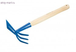 Рыхлитель 3-зубый, загнутый зуб, комбинир., профиль «трапеция», деревянная рукоятка, Сибртех 62341 - С-000095731 Рыхлитель 3-зубый, загнутый зуб, комбинир., профиль «трапеция», деревянная рукоятка, Сибртех 62341 - С-000095731