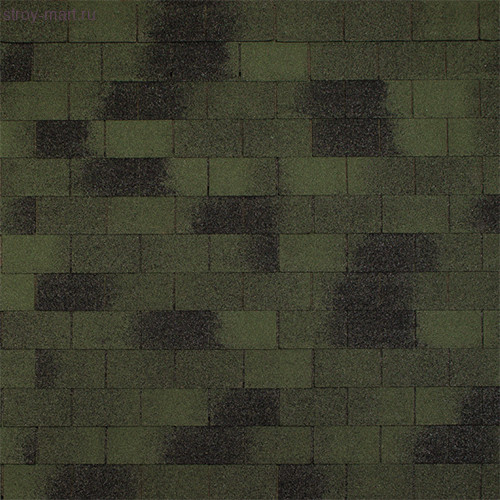 Битумная черепица TOP Shingle Винтаж, цвет: зеленый (3,05кв. м) под. 52 уп - С-000109767 Битумная черепица TOP Shingle Винтаж, цвет: зеленый (3,05кв. м) под. 52 уп - С-000109767