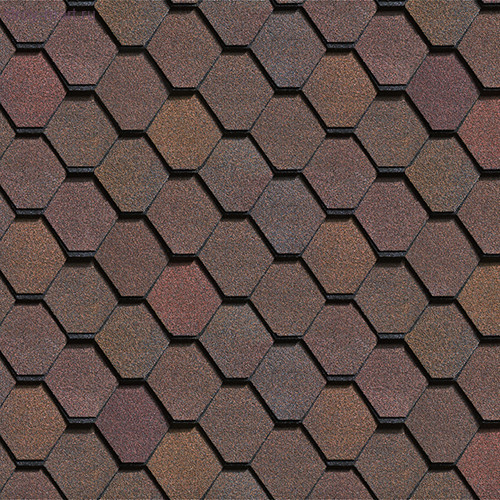 Ламинированная черепица Вестерн коньон (1,5м2 в упак) - С-000111543