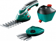 Аккумуляторные ножницы Bosch для травы и кустов, комплект Isio 060083310G Аккумуляторные ножницы Bosch для травы и кустов, комплект Isio 060083310G