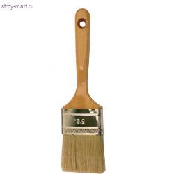 Кисть «Santool» плоская, «Профи», натур. щетина, дер. ручка 2" (50мм) / 010113-012-020 (12) - С-000076857 Кисть «Santool» плоская, «Профи», натур. щетина, дер. ручка 2" (50мм) / 010113-012-020 (12) - С-000076857