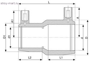 Муфта ПЭ SDR11 Дн 225 нап эл/св - 027-3397