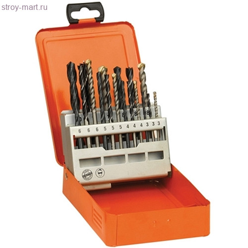 Набор 18шт,сверла ф3-10мм,д\камня\металла\дерева - 4932352463 Набор 18шт,сверла ф3-10мм,д\камня\металла\дерева - 4932352463
