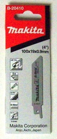 Пилки д\ножовки,5шт,BIM,100\0.9 мм,2мм,д\саб пил JR100D и JR102D, д\мет - B-20410