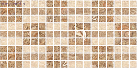 Аликанте Декор (10-31-11-119) 10-11-11-127 25х50 (Мозаика) Аликанте Декор (10-31-11-119) 10-11-11-127 25х50 (Мозаика)