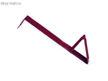 Снегостопор для черепицы, сталь, вишня - С-000116023 Снегостопор для черепицы, сталь, вишня - С-000116023