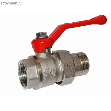 Кран шаровой латунь Стандарт 222 аналог 11б27п1 никель Ду 25 ВР/американка рычаг ГАЛЛОП 103159 Кран шаровой латунь Стандарт 222 аналог 11б27п1 никель Ду 25 ВР/американка рычаг ГАЛЛОП 103159