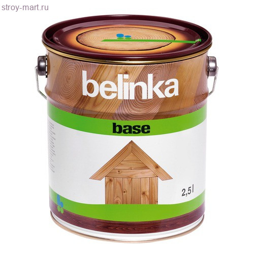 Антисептик для защ. древесины - грунтовочная основа «Belinka Base» 1л. (6 шт./уп.) /Словения / 54200 - С-000120720