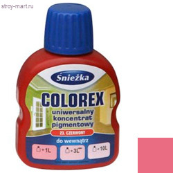 Краситель универсальный «Colorex» красный (23) 0,1л (20 шт/уп) «Sniezka» - С-000093649 Краситель универсальный «Colorex» красный (23) 0,1л (20 шт/уп) «Sniezka» - С-000093649