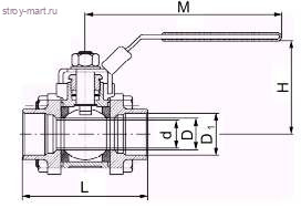 Кран шаровой сталь X3444B Ду 50 Ру40 под приварку Danfoss 149B6059B Кран шаровой сталь X3444B Ду 50 Ру40 под приварку Danfoss 149B6059B