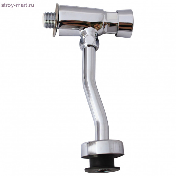 Кран для писсуара хром с резиновой втулкой STC - 026-0651