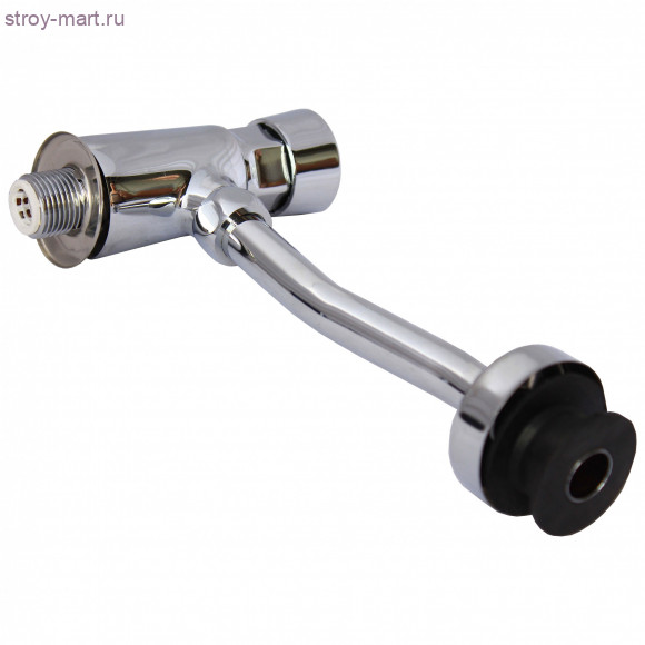 Кран для писсуара хром с резиновой втулкой STC - 026-0651