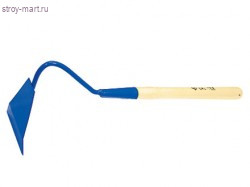 Полольник малый, изогнутое крепление, деревянная рукоятка, Сибртех 62302 - С-000095727