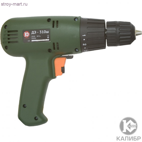 Эл. дрель "Калибр ДЭ- 310ш" Эл. дрель "Калибр ДЭ- 310ш"