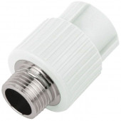 Муфта PP-R бел нап комб Дн25х3/4" н/р - 027-3992 Муфта PP-R бел нап комб Дн25х3/4" н/р - 027-3992