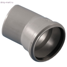 Отвод PP-H серый Дн 110х87,5° б/нап в комплекте Россия - 4606034150238 Отвод PP-H серый Дн 110х87,5° б/нап в комплекте Россия - 4606034150238