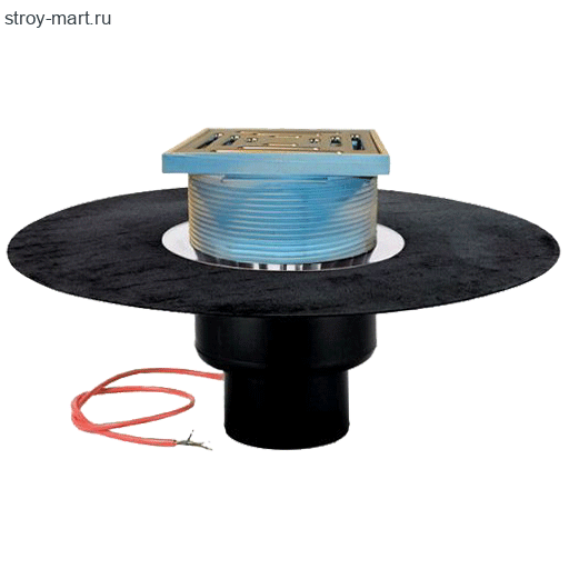 Воронка кровельн горизонт Дн 75/110 с решеткой с эл/подогревом HL 64.1BH Воронка кровельн горизонт Дн 75/110 с решеткой с эл/подогревом HL 64.1BH