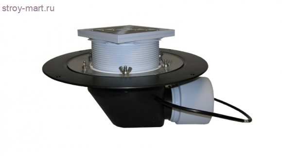 Воронка кровельн горизонт Дн 75/110 с решеткой с эл/подогревом HL 64.1BH Воронка кровельн горизонт Дн 75/110 с решеткой с эл/подогревом HL 64.1BH