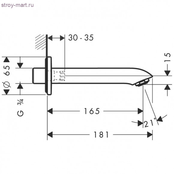 Излив на ванну, ?’ Metris 31494000 Излив на ванну, ?’ Metris 31494000