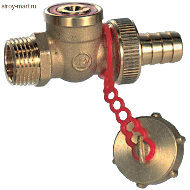 Кран сливной латунь R608 Ду 1/2 НР Giacomini R608Y013 Кран сливной латунь R608 Ду 1/2 НР Giacomini R608Y013