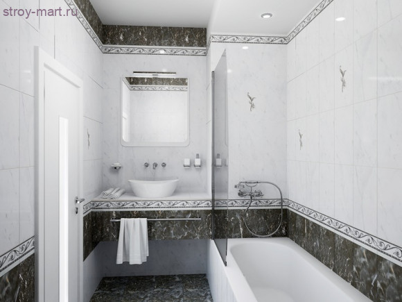 Monocolor Бордюр стекло Silver 2х25 Monocolor Бордюр стекло Silver 2х25