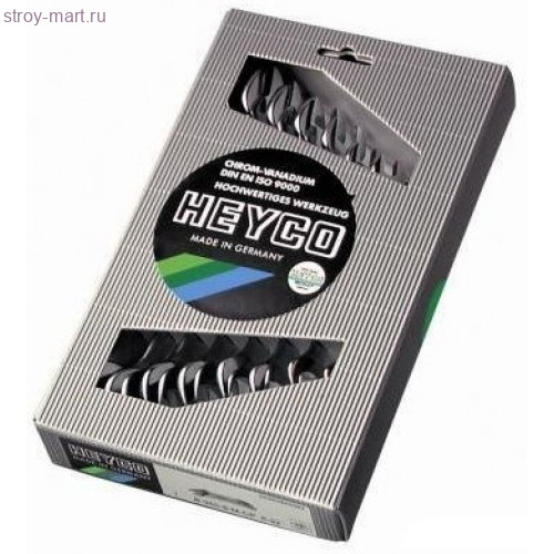 Рожковые ключи двусторонние в наборе HEYCO HE-00350844082 - HE-00350844082 Рожковые ключи двусторонние в наборе HEYCO HE-00350844082 - HE-00350844082