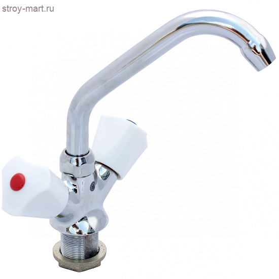 Смеситель для умывальника ЦС 12 р/затвор короткий излив Подольск пл/маховик - 026-0895 Смеситель для умывальника ЦС 12 р/затвор короткий излив Подольск пл/маховик - 026-0895