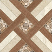Фьюжн Плитка напольная на белом коричневая ПГ3ФЖ004 41,8х41,8 Фьюжн Плитка напольная на белом коричневая ПГ3ФЖ004 41,8х41,8