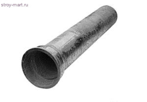 Труба канализационная чугунная - Ду150 L=2000 Труба канализационная чугунная - Ду150 L=2000