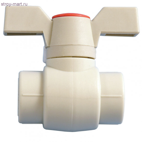Кран PP-R шаровой белый Дн 20 Firat - 4606034141458