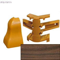 Угол наружный Т-118 махагон Ekoline (2 шт., 25 уп. / кор.) - С-000053443 Угол наружный Т-118 махагон Ekoline (2 шт., 25 уп. / кор.) - С-000053443