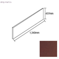 Плоский лист Feroof 1340*457мм (общ. пл. 0,612 м2) Red 2090 - С-000113633 Плоский лист Feroof 1340*457мм (общ. пл. 0,612 м2) Red 2090 - С-000113633