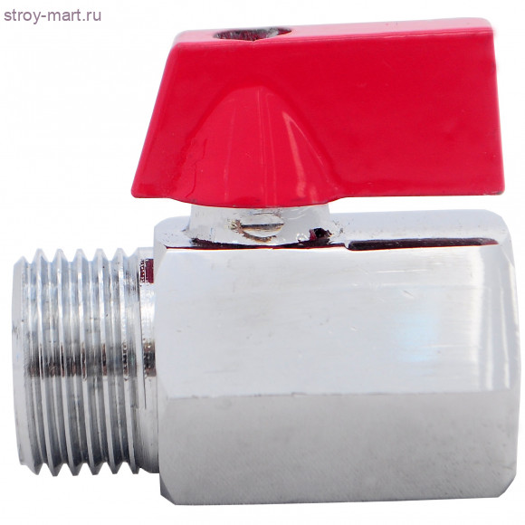 Кран шаровой мини латунь 1031 красный Ду 15 ВР/НР STC 1031 - 4606034044858 Кран шаровой мини латунь 1031 красный Ду 15 ВР/НР STC 1031 - 4606034044858