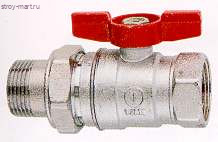 Кран шаровой латунь R259D Ду 25 ВР/американка бабочка Giacomini R259X007 - 4606034003848 Кран шаровой латунь R259D Ду 25 ВР/американка бабочка Giacomini R259X007 - 4606034003848