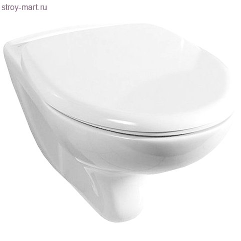 Унитаз Элеганс белый подвесной в комплекте сиденье дюропласт Кировская Керамика - 4606034157152 Унитаз Элеганс белый подвесной в комплекте сиденье дюропласт Кировская Керамика - 4606034157152